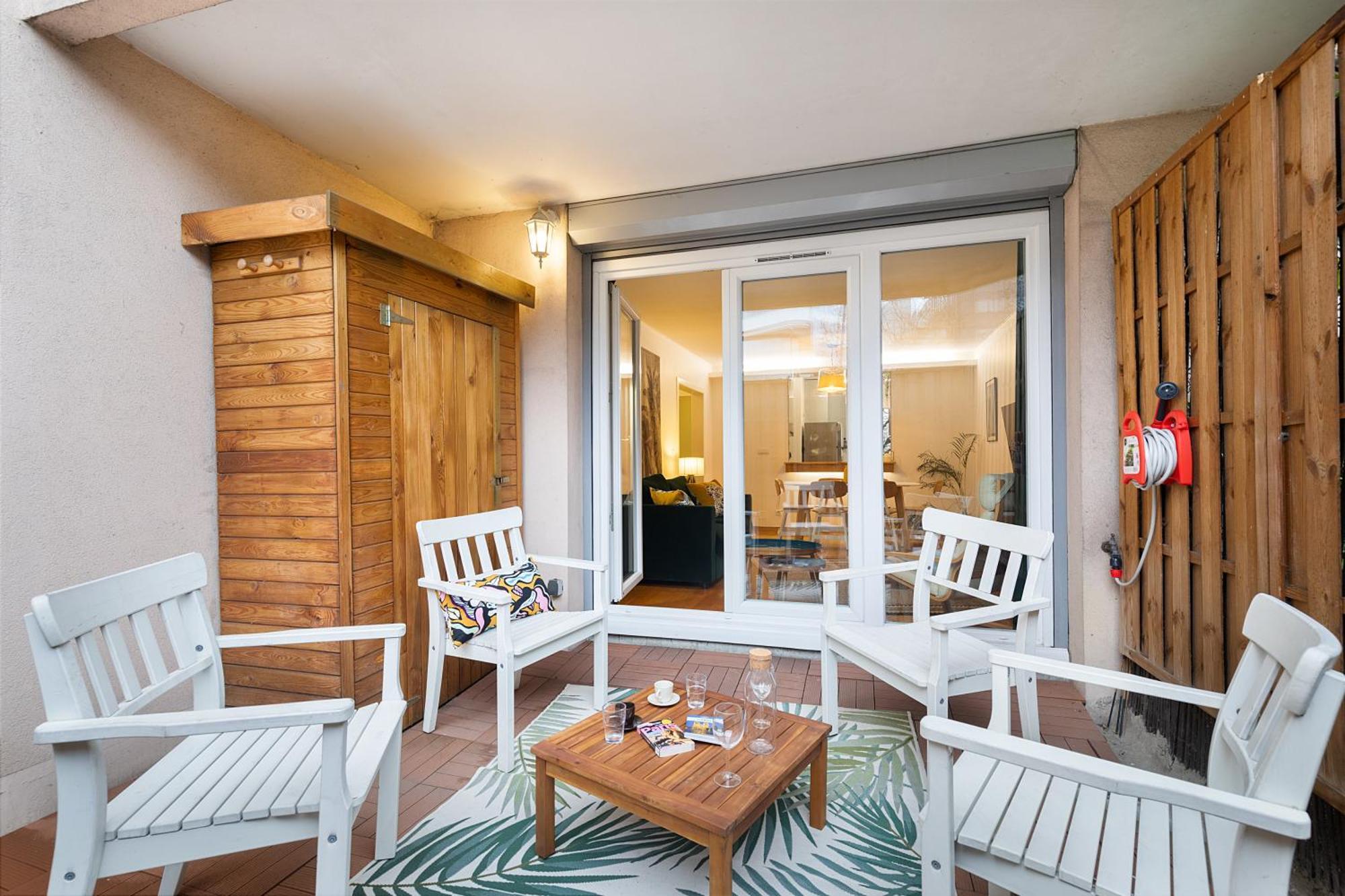 ジャンティイCosy'N Paris - Parking Secure - Metro 14 - Wifi - Terrace - Premium Beddingアパートメント エクステリア 写真