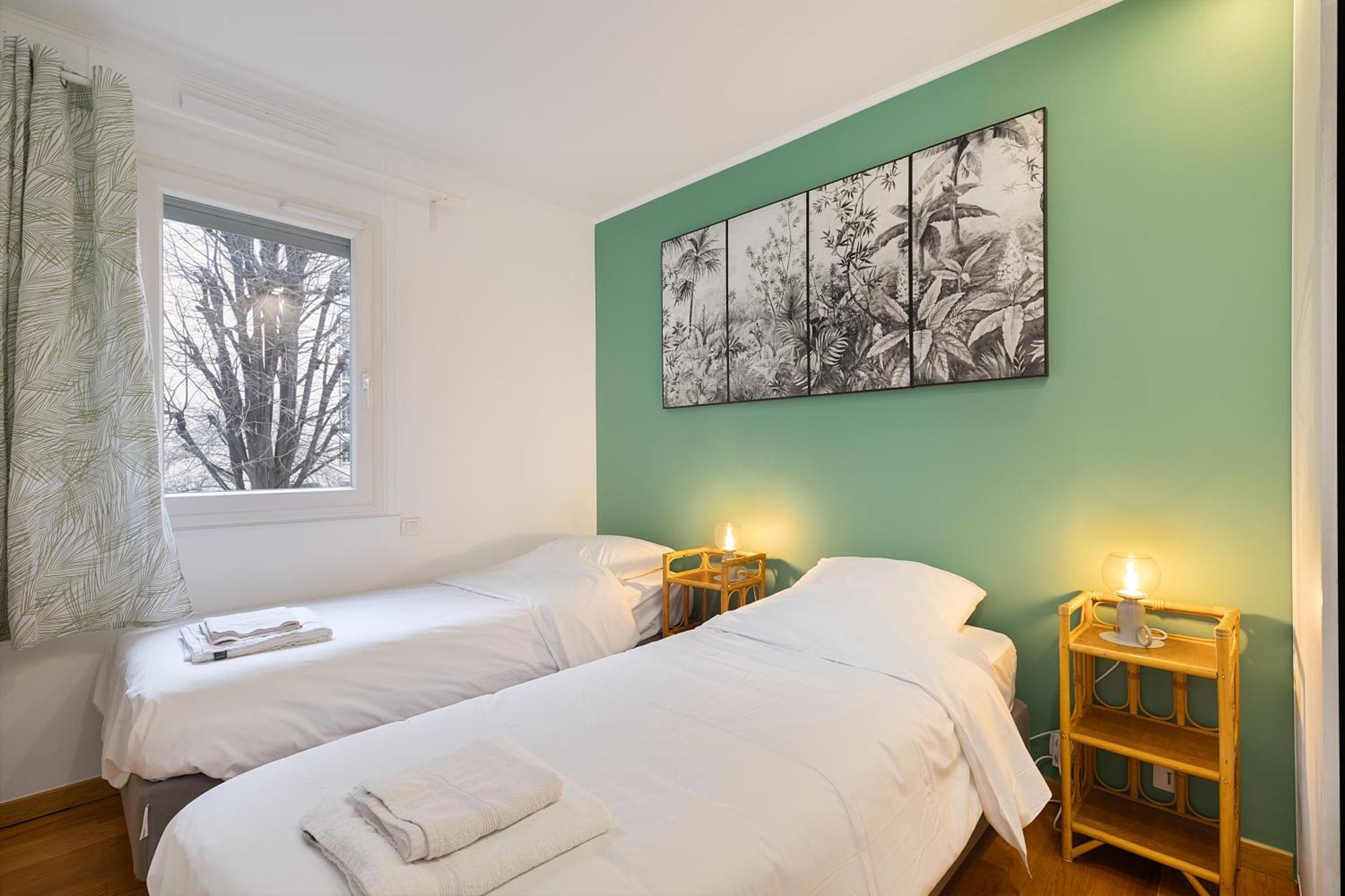ジャンティイCosy'N Paris - Parking Secure - Metro 14 - Wifi - Terrace - Premium Beddingアパートメント エクステリア 写真